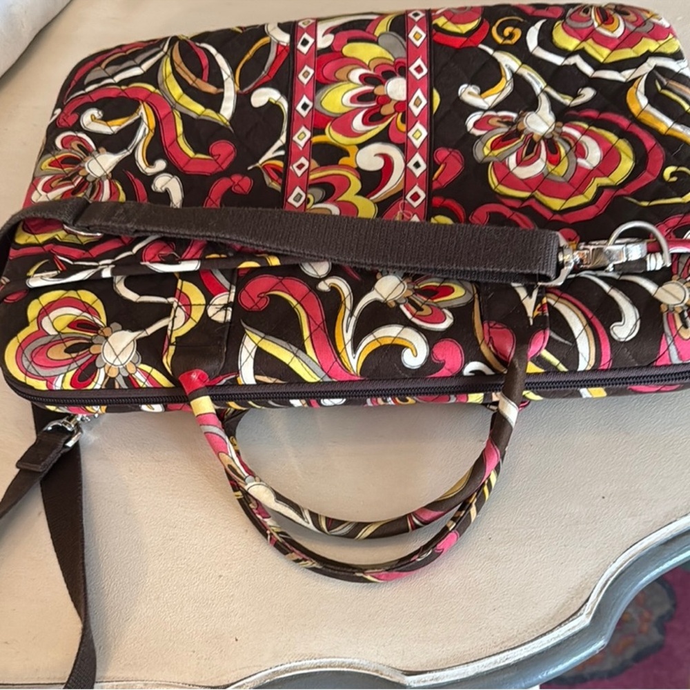 Vera Bradley Floral Quilted Laptop Bag